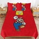 thumbnail image 1 of Super Mario 3-Piece Comforter Set for Bedroom Super Mario Bedding Set for Kids Adults Soft Microfiber Duvet Cover Set with Zipper Closure, 1 of 5