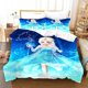 thumbnail image 1 of Frozen Elsa sexy bedding set home textile 100% polyester 3D bedding king size print single bed girls bedding set bedroom set Bed Sheets, 1 of 5