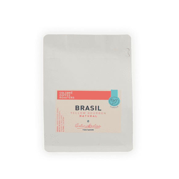 Café de especialidad en grano Brasil Yellow Bourbon 250g