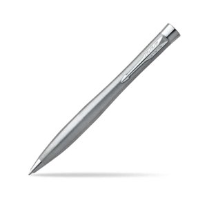 Bolígrafo Parker Urban Metálico Plateado Con Tinta Azul