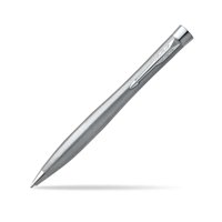 Bolígrafo Parker Urban Metálico Plateado Con Tinta Azul