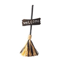 Magideal - Escoba De Para Halloween, Suministros De Halloween, Decoración Navideña, Accesorios De Decoración, Fotografía, Fiesta Infantil, Carnaval, Escoba