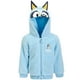 thumbnail image 3 of Sudadera con capucha Bluey Cozy Sherpa con cremallera para cosplay para niños pequeños 3T, azul, 3 of 3