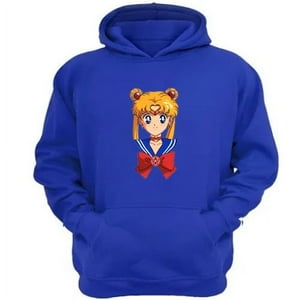 Genérico - Polerón Canguro Sailor Moon Azul Talla Xs Unisex