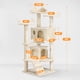 thumbnail image 4 of Torre para Gatos Yaheetech 137 cm con Condominio y Poste para Rascar, 4 of 9