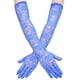 thumbnail image 1 of Guantes Largos de Encaje Suxumhao Floral Azul Oscuro 19.7", 1 of 2