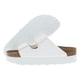thumbnail image 1 of Sandalia Birkenstock Arizona Flex Platform de cuero blanco, 1 of 4