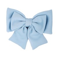 Magideal - Adorno Decorativo Con Lazo Para Casco, Accesorio De Color Sólido, Adorable Lazo Decorativo Para Motociclismo. Azul