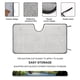 thumbnail image 2 of Studio Ghibli Parasol para Parabrisas Delantero Protector Plegable, Visera Solar para Auto Bloquea Rayos UV Mantiene tu Vehículo Fresco 130cm*70cm, 2 of 6
