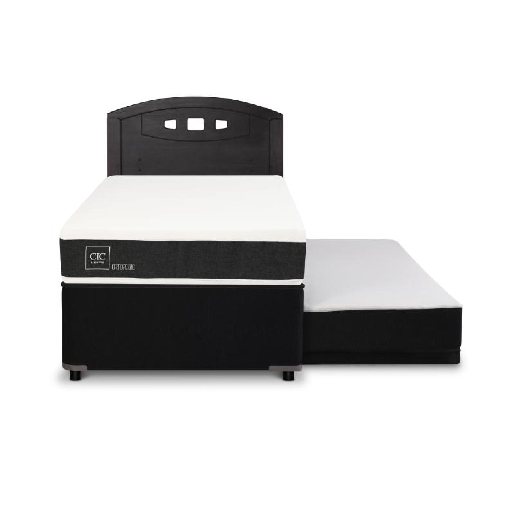 Diván Ortopedic Black 1.5 Plaza Base Normal