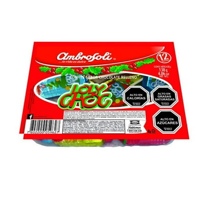 Chocolate Huevito Loli Choc Navidad 138 G Ambrosoli