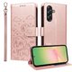 thumbnail image 1 of Funda Cartera para Samsung Galaxy A56 5G Perro Cachorro Grabado con Tarjetas Soporte Correa Rosa, 1 of 6