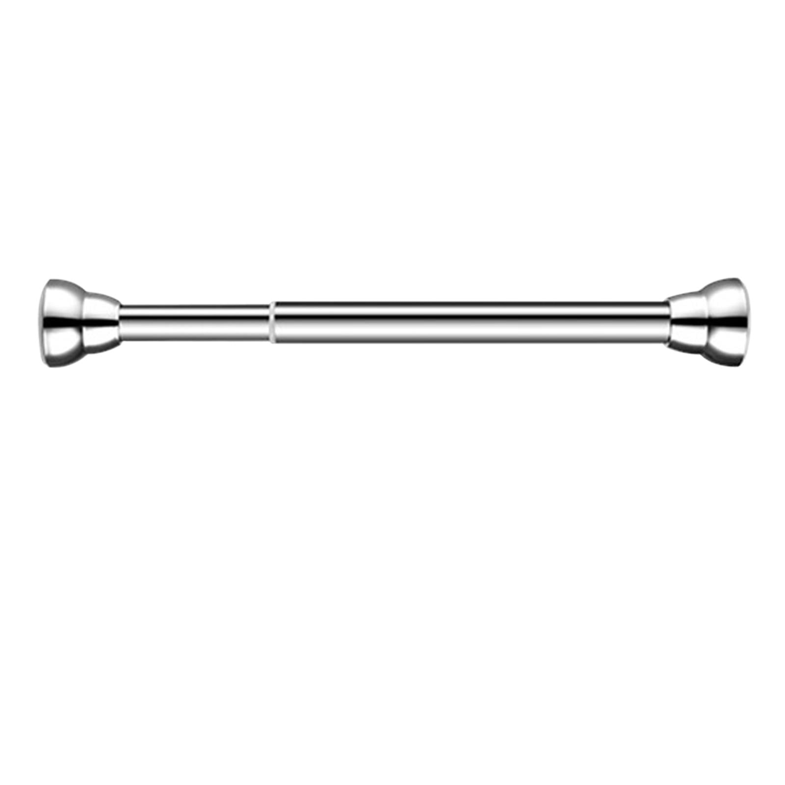Magideal - Barra Telescópica Para Ropa, Barra Para Armario De Acero Inoxidable, Barra Para Cortina De Ducha Ajustable Montada En La Pared Para Baño, Dormitorio Y 26cm A 33cm