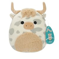 Peluche Squishmallows Original Borsa The Grey Highland Cow