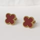 thumbnail image 1 of Elegant Four-Leaf Clover Stud Earrings - Stainless Steel with 14K Gold Plating - Perfect Gift for Women, 1 of 4
