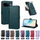 thumbnail image 4 of Funda con Billetera para [Google Pixel 11] con Bolsillo Zipper y Tarjetero Verde pavo real, 4 of 6