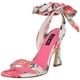 thumbnail image 1 of Sandalia de tacón Nine West Kelsie para mujer, color blanco, estampado de verano, 1 of 6