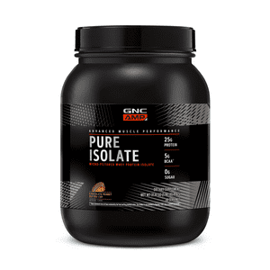 Gnc - Amp Pure Isolate Chocolate Mantequilla De Maní 28 Servs