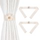 thumbnail image 1 of Uxcell Sujetadores de Cortina, Paquete de 2 Sujetadores de Cortina con Flor Bonita, Clips de Sujeción para Ventanas, Cuerda Decorativa para Sujetadores de Cortina, Beige de Cinco Pétalos, 1 of 7