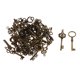 thumbnail image 1 of 46 piezas de bronce antiguo esqueleto encantos clave colgantes joyas hallazgos 23 estilos, 1 of 5