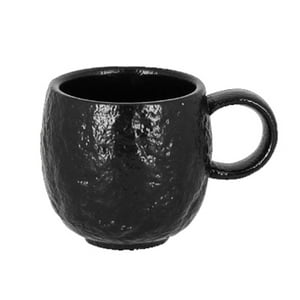 Rak Porcelain - Set De 6 Taza Porcelana Negra 250Cc Rock Rak