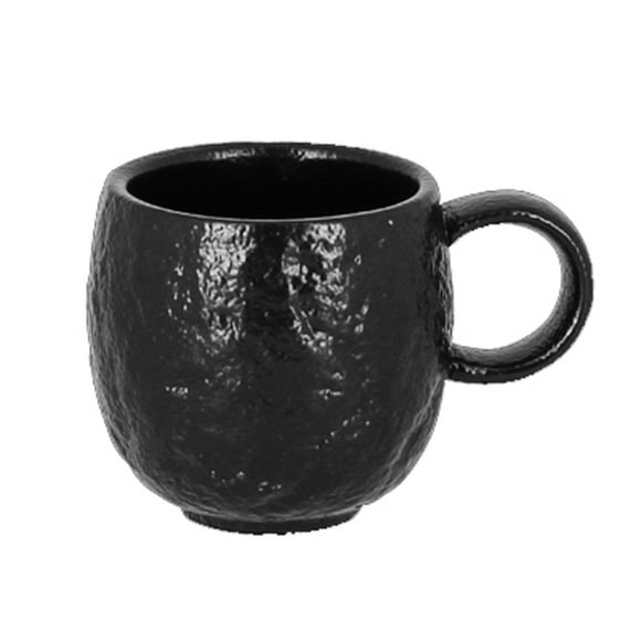 Set De 6 Taza Porcelana Negra 250Cc Rock Rak