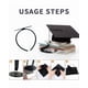 thumbnail image 4 of ESSAGER Accesorio para gorro de graduación con banda anticaída, 4 of 8