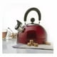 thumbnail image 2 of Tetera de acero inoxidable con silbato de 2500 ml, Sicilia, roja, 2 of 3