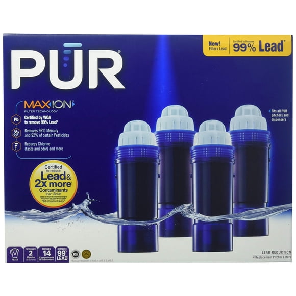 PUR MAXION Filtro de repuesto para jarra - Pack de 4