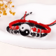 thumbnail image 2 of Pulsera pareja amistad ying yang hilo y valentin Rojo negro, 2 of 3