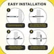thumbnail image 3 of Kit De Anclajes Y Tornillos Para Paneles De Yeso Heavy Duty Zinc, 3 of 8