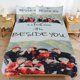 thumbnail image 1 of Stray Kids Bedding Set Duvet Cover Comfortable and Lightweight Cartoon Bedding 3 Piece Bed Set, 1 of 5