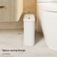 thumbnail image 3 of Basurero automático para baño EKO, 10 L, impermeable, blanco, 3 of 9