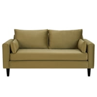 Bodevir - Sofa Sky 3C Felpa 00 Verde Musgo