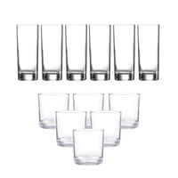Set 12 Vasos Lexington Menaje Cristar Cocina Elegante Vidrio