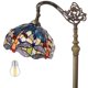 thumbnail image 1 of Lámpara de pie estilo Tiffany WERFACTORY 162 cm con cristal teñido y diseño de libélula, 1 of 9