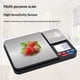 thumbnail image 3 of 10kg / 1g-500g / 0.01g Escala de cocina digital de doble plataforma, capacidad de precisión de la escala de alimentos de acero inoxidable, 7 unidades, alquitrán, multifuncional para hornear, 3 of 3