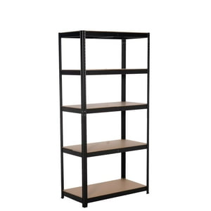 Yardas - Estante Metalico Europa Negro 5 Repisas 180*90*40
