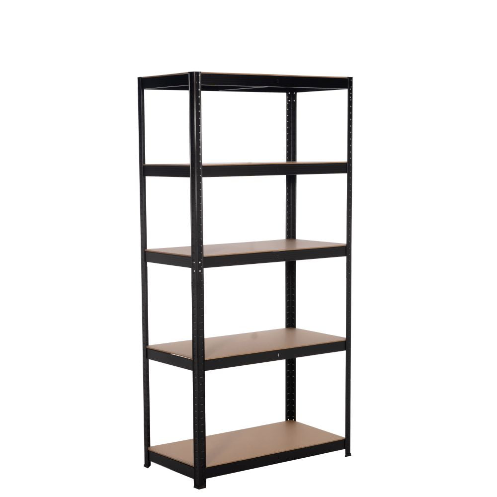 Yardas - Estante Metálico Europa Negro 5 Repisas 180*90*40