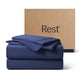 thumbnail image 1 of Juego de sábanas REST Evercool+ Cooling Queen Midnight Blue 4 piezas, 1 of 9