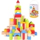 thumbnail image 1 of Bloques de construcción Pidoko Kids de madera, 100 unidades con almacenamiento, 1 of 6