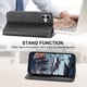 thumbnail image 4 of Funda Flip FOXDOCK para iPhone 17 , Estilo Billetera con Diseño Rombo, Correa de Mano y Soporte, Uso Diario, 4 of 6