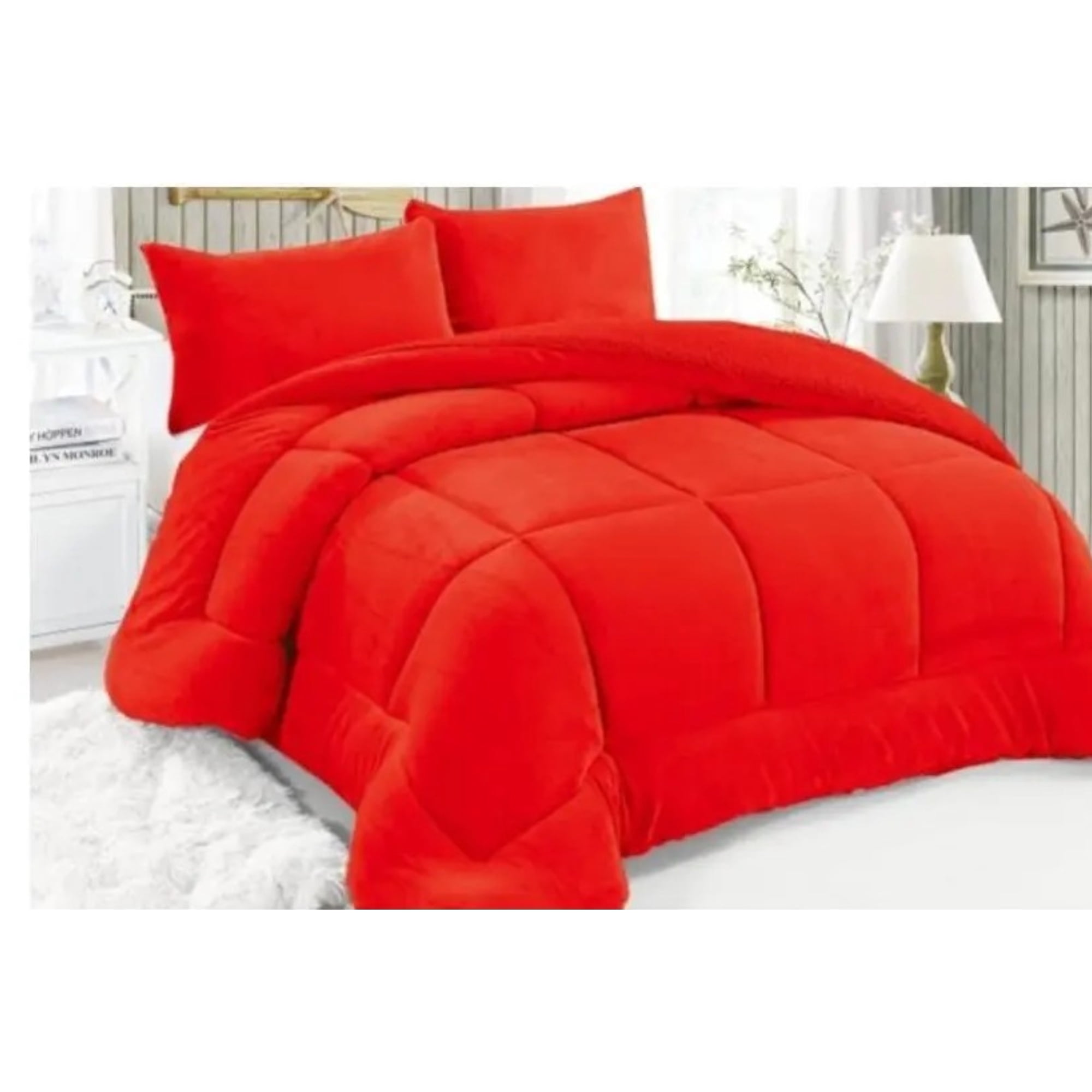 Genérico - Cobertor Plush Con Chiporro 2 Plazas + 2 Fundas Almohada