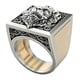 thumbnail image 1 of Anillos Combinados Para Hombres Anillo De León Vintage Joyería De Hip Hop Anillos Punk Regalo 8, 1 of 5