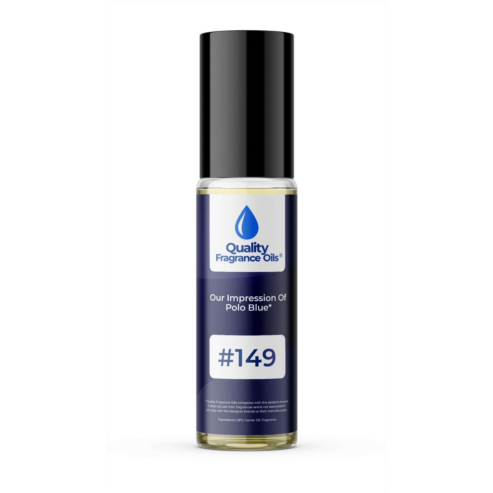 Quality Fragrance Oils - Aceites Aromáticos De Calidad Perfumada Polo Blue Para Hombre, 10 Ml, En Rollo