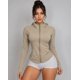 thumbnail image 1 of Chaqueta Deportiva Mujer Ajustada con Capucha, Cierre Completo y Bolsillos, 1 of 3