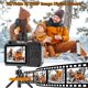 thumbnail image 2 of Cámara subacuática SPUNALP UHD 8K 70MP impermeable hasta 10 m, WiFi, color naranja, 2 of 8