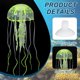 thumbnail image 3 of Decoración de Acuario Uxcell Medusa, Decoraciones para Peceras Medusa Acuario Brillante Falsa Medusa Adornos de Silicona, (Amarillo, M, 1 Pza), Destinado para Decoración de Tanque, 3 of 7