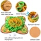 thumbnail image 3 of Tapete de alimentación interactivo Snuffle Mat AWOOF para mascotas, 70 x 70 cm, 3 of 8