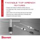 thumbnail image 2 of Llave de roscar Starrett 33 cm eje cuadrado 3/16‑5/16 pulg., 2 of 7